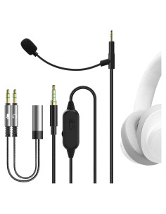 Cable AUX con micrófono GEEKRIA 2.5mm para JBL Tune y Live