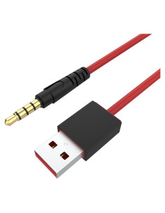 Cable de Carga USB a Jack 3.5mm Alitutumao 1.0m para Beats