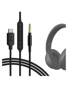Cable USB-C a Audio con Micrófono GEEKRIA 1.2m para Beats
