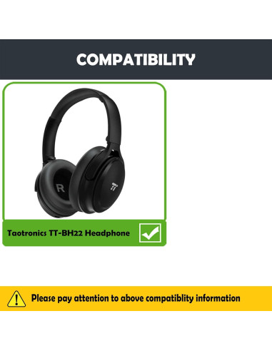 Almohadillas de Repuesto Taotronics TT-BH22 Cuero y Espuma