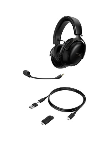 Auriculares HyperX Cloud III Inalámbricos para Juegos - PC, PS5, PS4