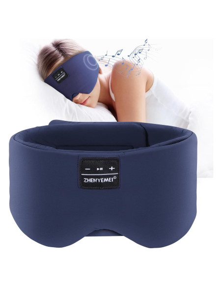 Máscara para dormir Bluetooth ZHENYEMEI con auriculares 5.4