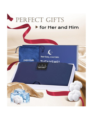 Máscara para dormir Bluetooth ZHENYEMEI con auriculares 5.4