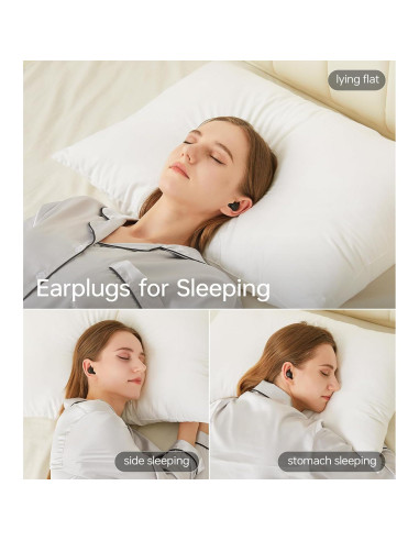 Auriculares para dormir ZHENYEMEI Bluetooth 5.4, bloqueo ruido