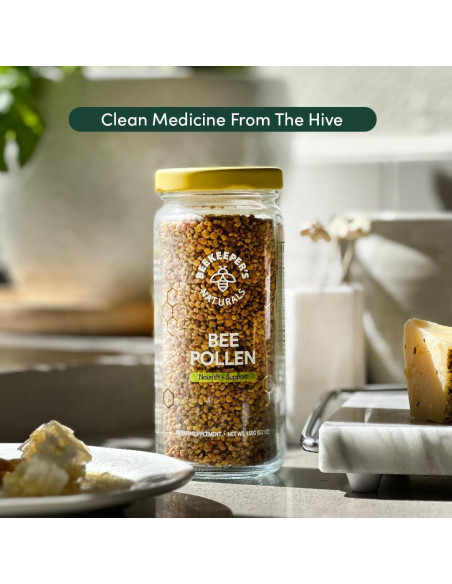Polen de Abeja Crudo Beekeeper's Naturals 147 g - Fuente de Vitamina B