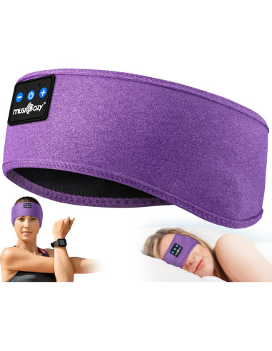 Auriculares Bluetooth 5.2 MUSICOZY Banda de Cabeza Deportiva