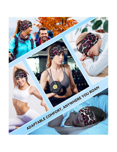 Auriculares Bluetooth 5.2 MUSICOZY Banda de Cabeza Deportiva