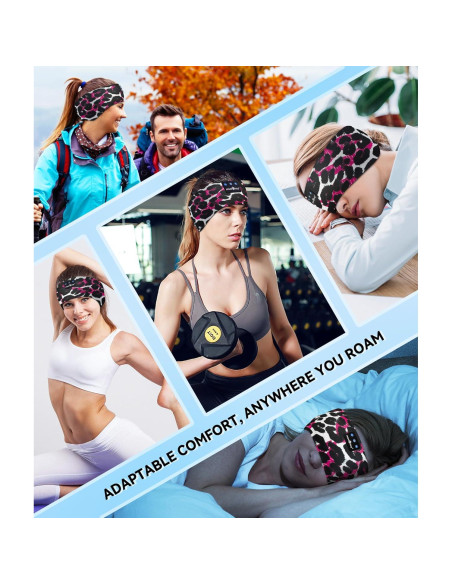 Auriculares Bluetooth 5.2 MUSICOZY Banda de Cabeza Deportiva