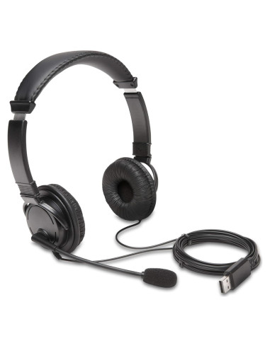Auriculares Hi-Fi USB Kensington K97601WW con micrófono