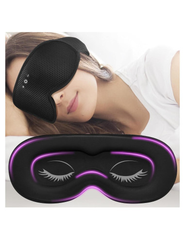 Máscara de Sueño Bluetooth ZRUHIG 3D Removible con Altavoces