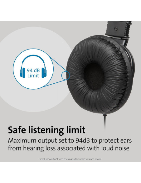 Auriculares Hi-Fi USB Kensington K97601WW con micrófono