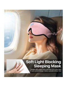 Auriculares para dormir Boodlab Bluetooth 3D Rosa Inalámbricos 2