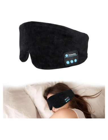Máscara de Sueño Bluetooth SYPVRY con Auriculares Ajustables