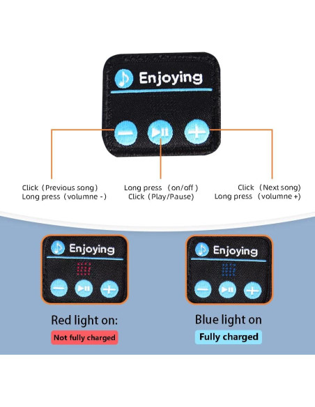 Máscara de Sueño Bluetooth SYPVRY con Auriculares Ajustables