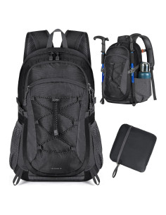 Mochila de Senderismo RAINSMORE 40L Impermeable Plegable Unisex