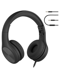 Auriculares con cable LilGadgets Connect+ PRO para niños - Negro