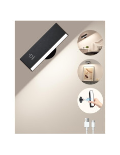 Aplique de Pared Recargable DetarZinLED Negro 50 LEDs 360