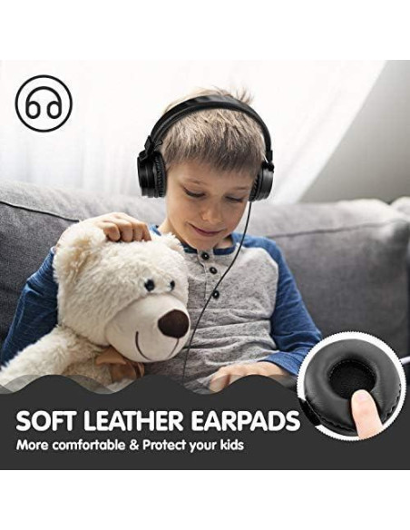 Auriculares ONTA para Niños con Cable - Modelo 778, Negro