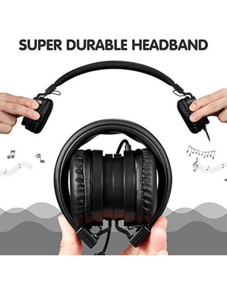 Auriculares ONTA para Niños con Cable - Modelo 778, Negro