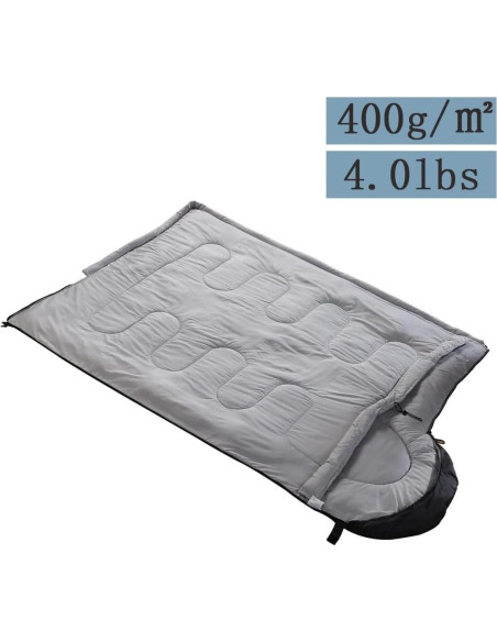 Saco de dormir HBWHYMX 218x80 cm 400GSM Impermeable