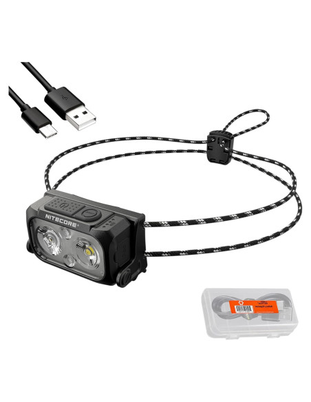 Linterna Frontal Nitecore NU25 400 Lúmenes Recargable USB-C