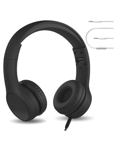Auriculares On-Ear LilGadgets Connect+ Style para Niños - Negro