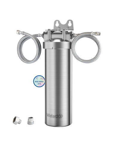 Filtro de Agua Bajo Fregadero Waterdrop WD-8008A Acero Inoxidable