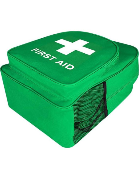 Mochila de Primeros Auxilios Vacía Verde 40x30x15 cm