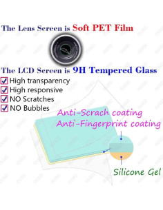 Protector de Pantalla Vidrio Templado 9H para Fujifilm Instax Mini EVO 2