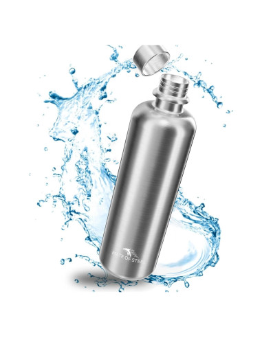 Botella de Acero Inoxidable MATE OF STEEL 1L A Prueba de Fugas