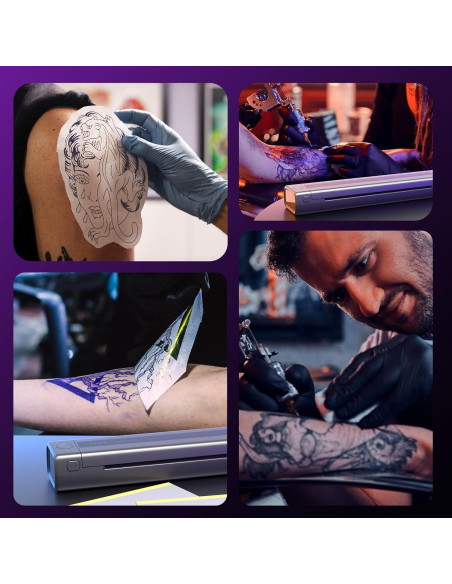 Impresora Térmica de Tatuajes Zodzi TP88 - Portátil, A4, Bluetooth Impresora Térmica de Tatuajes Zodzi TP88 - Portátil, A4, Bluetooth