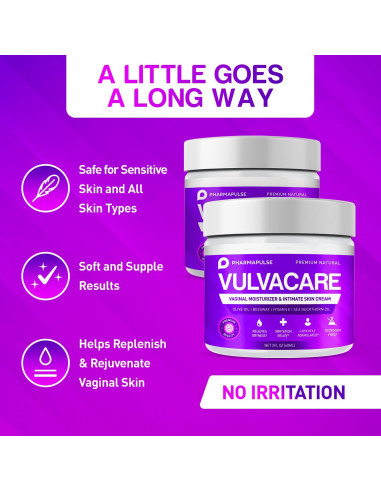 Crema Hidratante Vaginal Pharmapulse 56.7g - Alivio Sequedad