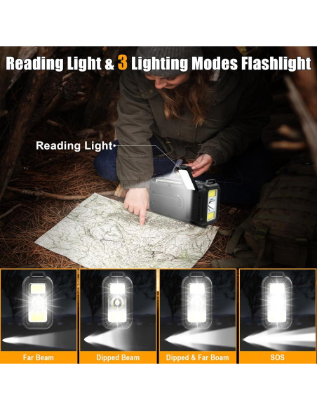 Radio de Emergencia Geartist Condor 1 20000mAh Solar y NOAA