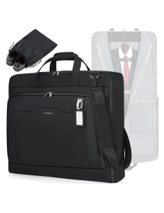 Bolsa de Ropa RAINSMORE Negra para Viaje, Impermeable y Plegable