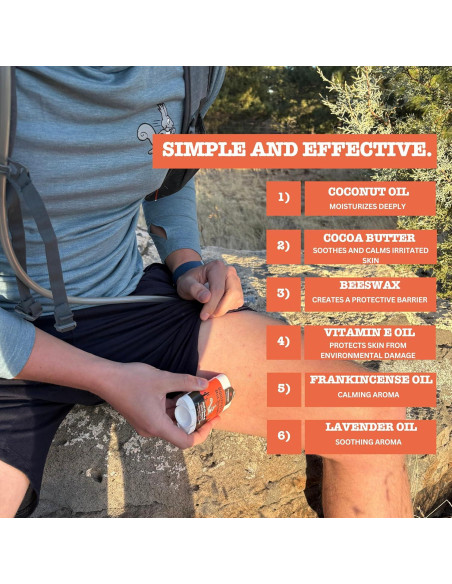 Stick Antichafing Mantequilla de Nuez de Ardilla 48 g - Natural