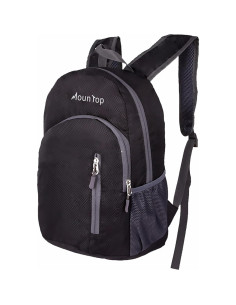 Mochila Plegable Jinlai 20L Resistente al Agua Negra 2