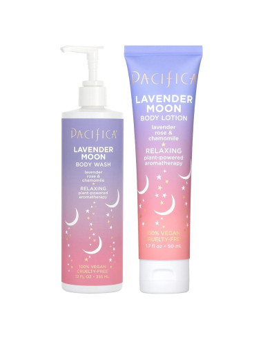 Dúo de Gel de Ducha y Loción Lavender Moon Pacifica 404 ml