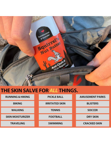 Stick Antichafing Mantequilla de Nuez de Ardilla 48 g - Natural