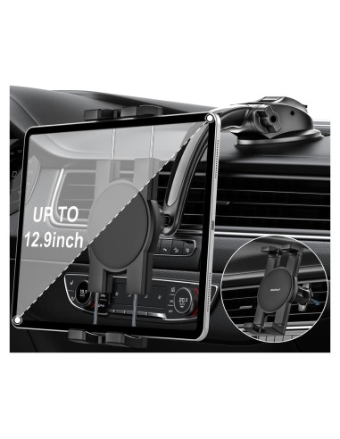 Soporte para Tablet de Coche Woleyi 3 en 1 Universal Ajustable