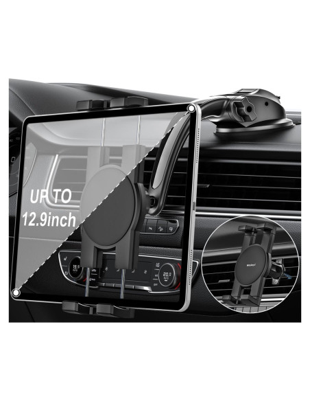 Soporte para Tablet de Coche Woleyi 3 en 1 Universal Ajustable