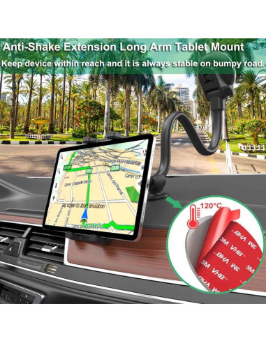 Soporte de Tablet y Teléfono Cuxwill para Coche 4-13"