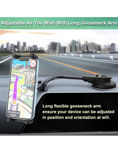 Soporte de Tablet y Teléfono Cuxwill para Coche 4-13"