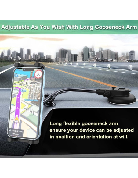 Soporte de Tablet y Teléfono Cuxwill para Coche 4-13"