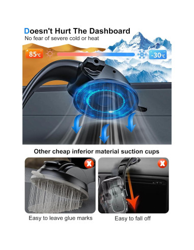 Soporte para Tablet en Auto Kolasels con Ventosa Ajustable 4-13"