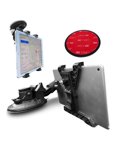 Soporte para Tablet de Coche Randconcept 2-en-1 con Ventosa