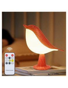Lámpara de Mesa Inalámbrica HOGXUAE en Forma de Pájaro 21.6cm