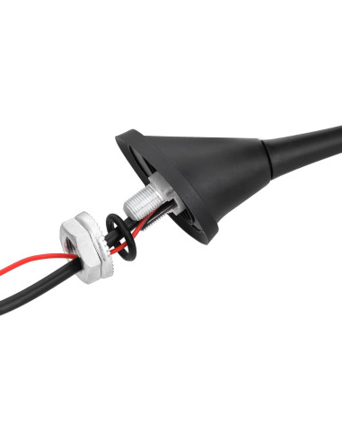 Antena Amplificada FM/AM Eightwood para Coche 12V 4.88m