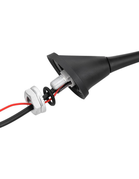 Antena Amplificada FM/AM Eightwood para Coche 12V 4.88m