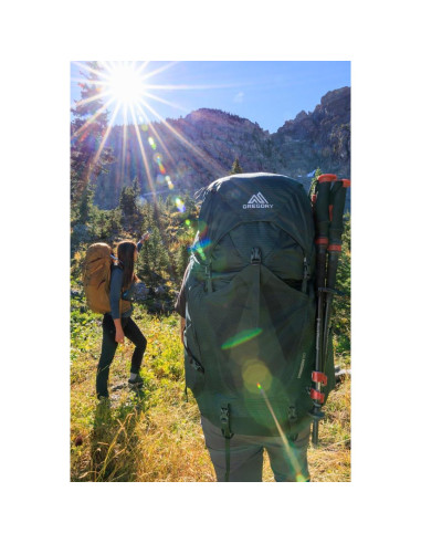Mochila ligera unisex Gregory Paragon 50L - Rojo desierto