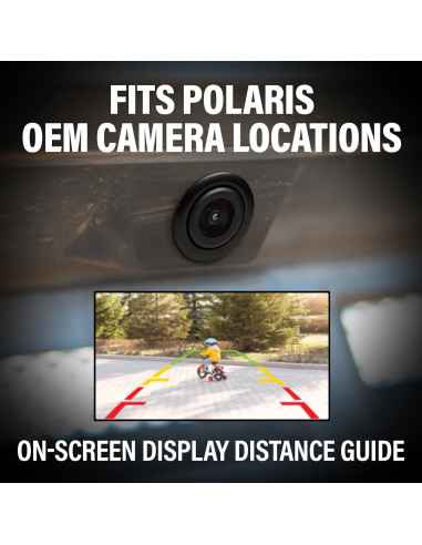 Cámara de Respaldo BOSS POLCAM IPX6 para Polaris RZR